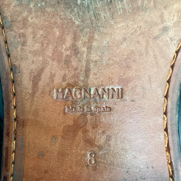 Magnanni Marco ll Mens 8M Leather Monk Strap Dress Shoes Black Made in Spain main image 12